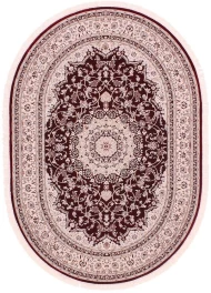 Esfehan 4878 d.red-ivory овал